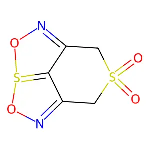 1,7-Dioxa-2,6-diaza-4,4-dioxide-4,7a-dithia-3H,5H-benzo(cd)pentalene structure