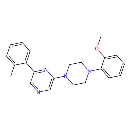 2-[4-(2-Methoxyphenyl)piperazin-1-yl]-6-(o-tolyl)pyrazine structure