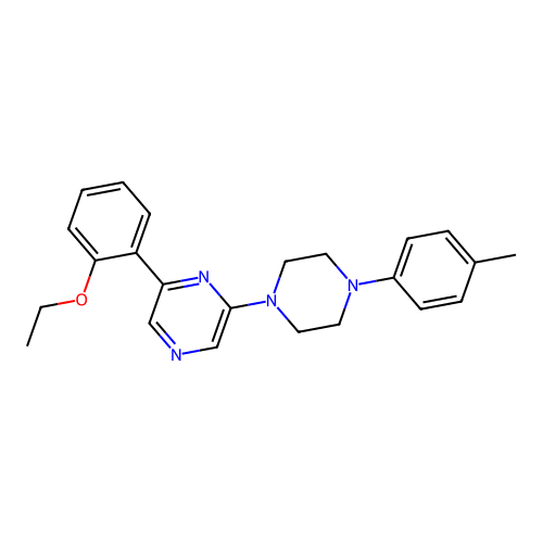 2-(2-Ethoxyphenyl)-6-[4-(p-tolyl)piperazin-1-yl]pyrazine structure
