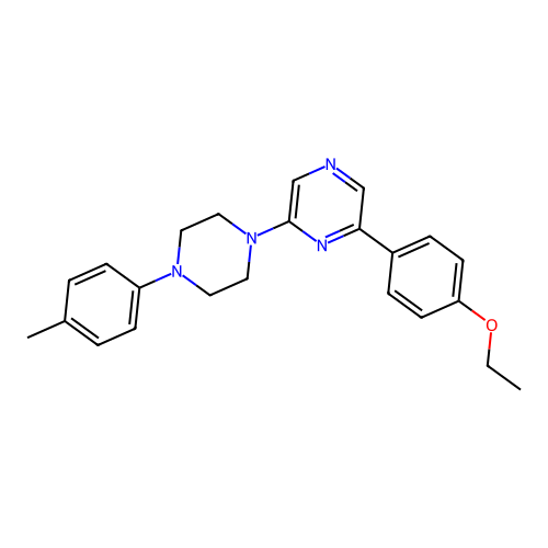 2-(4-Ethoxyphenyl)-6-[4-(p-tolyl)piperazin-1-yl]pyrazine structure