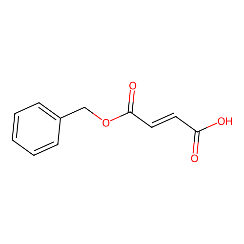 Benzyl hydrogen 2-butenedioate structure