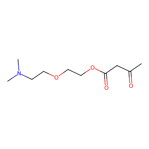 2-(2-(Dimethylamino)ethoxy)ethyl acetoacetate structure