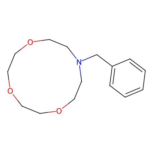 10-Benzyl-1,4,7-trioxa-10-azacyclododecane structure