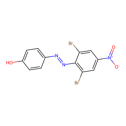 4-[(2,6-Dibromo-4-nitrophenyl)hydrazinylidene]cyclohexa-2,5-dien-1-one structure