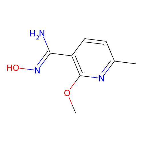 N-Hydroxy-2-methoxy-6-methylnicotinimidamide structure