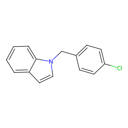 1-(4-Chlorobenzyl)-1h-indole structure