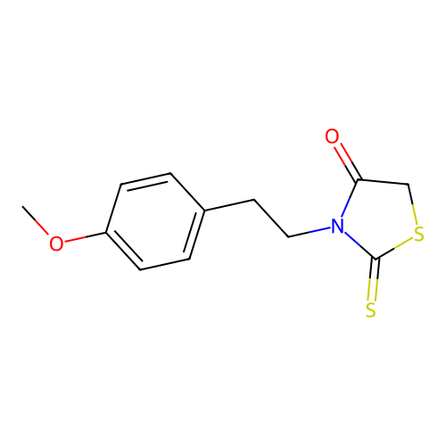 3-[2-(4-Methoxyphenyl)ethyl]-2-sulfanylidene-1,3-thiazolidin-4-one structure