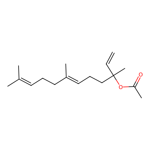 Nerolidyl acetate structure