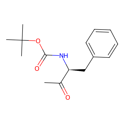 (3S)-Boc-3-amino-4-phenyl-2-butanone structure