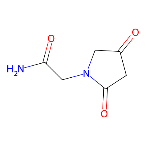 2,4-Dioxopyrrolidine-1-acetamide structure