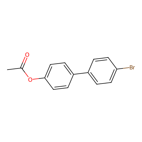 4'-Bromo-[1,1'-biphenyl]-4-ol acetate structure