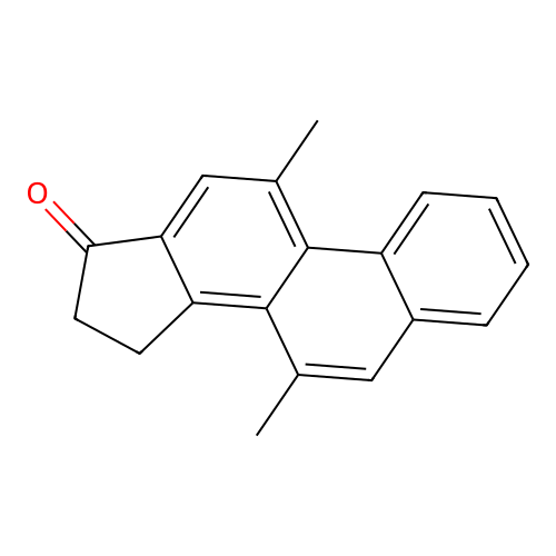 7,11-Dimethyl-15,16-dihydrocyclopenta(a)phenanthren-17-one structure
