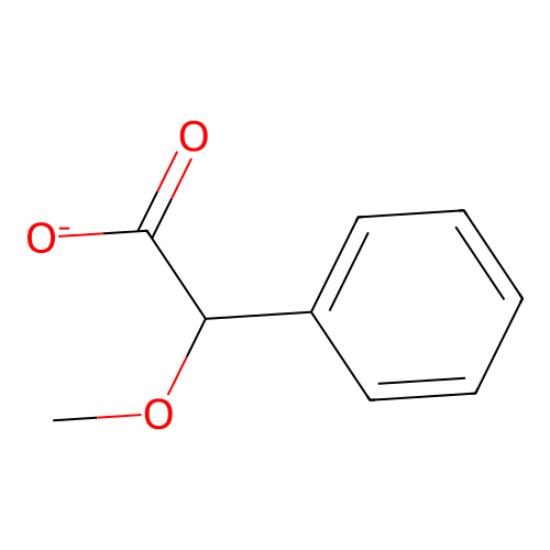 2-Methoxy-2-phenylacetate structure