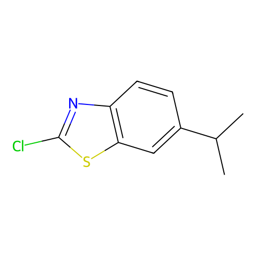 2-Chloro-6-(1-methylethyl)benzothiazole structure