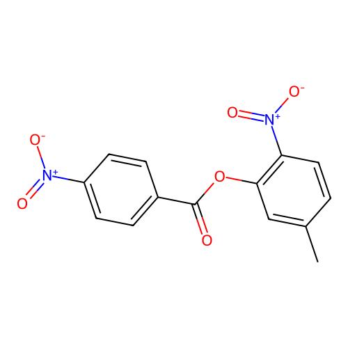 5-Methyl-2-nitrophenyl 4-nitrobenzoate structure