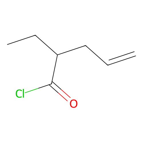 2-Ethylpent-4-enoyl chloride structure