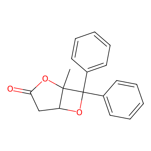 1-Methyl-7,7-diphenyl-2,6-dioxabicyclo[3.2.0]heptan-3-one structure