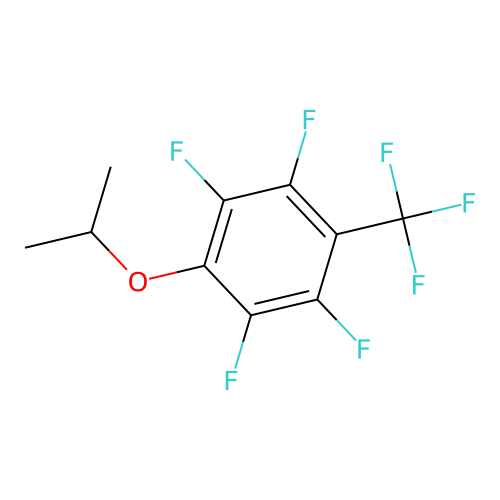 4-异丙氧基-2,3,5,6-四氟benzotri氟化物 structure