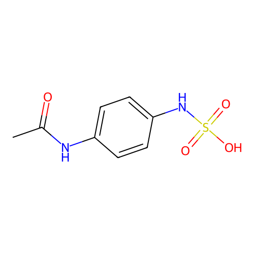 p-Acetylaminophenylsulfaminsaure structure