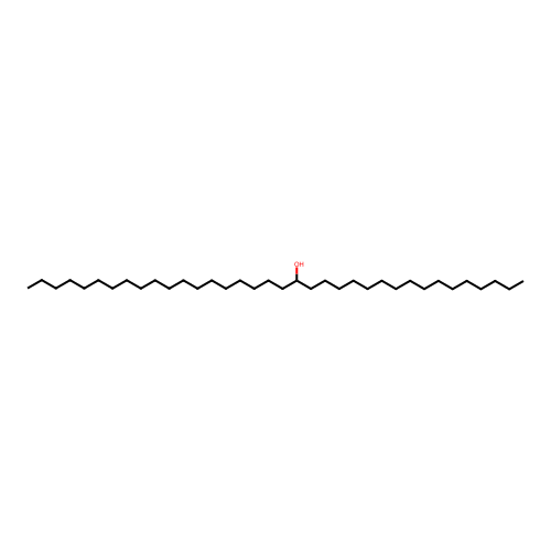 Hexatriacontan-17-ol structure