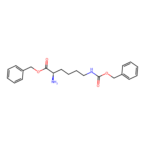 Benzyl N6-((benzyloxy)carbonyl)-D-lysinate structure