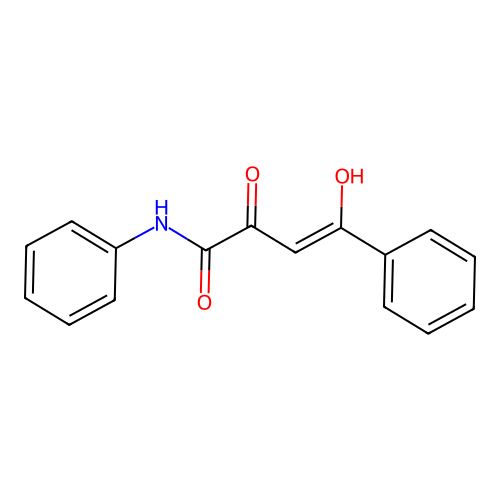 (Z)-2-hydroxy-4-oxo-N,4-diphenyl-2-butenamide structure