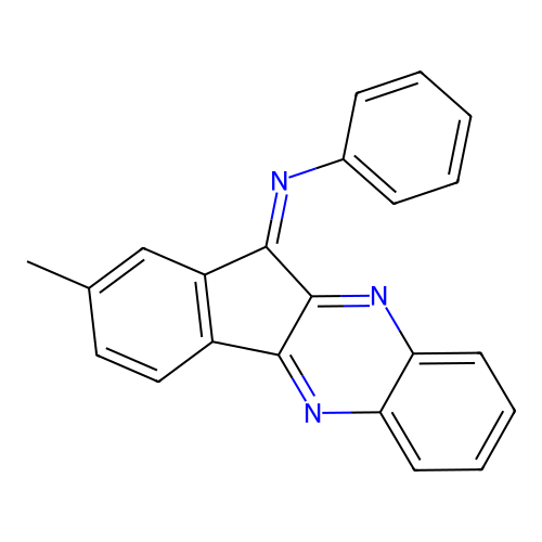 Indeno[1,2-b]quinoxalin-11-one, 2-methyl- structure