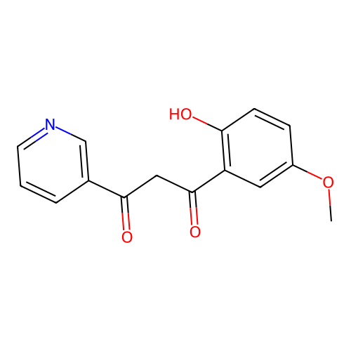 1-(2-Hydroxy-5-methoxyphenyl)-3-(pyridin-3-yl)propane-1,3-dione structure