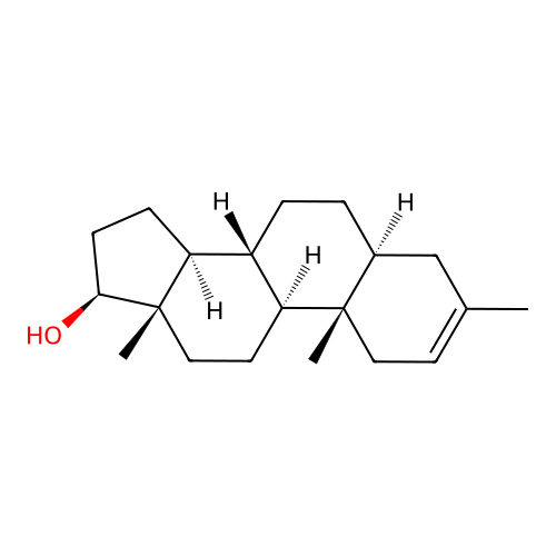 (5alpha,17beta)-3-Methyl-androst-2-en-17-ol structure