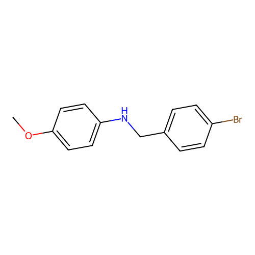 (4-Bromobenzyl)(4-methoxyphenyl)amine structure