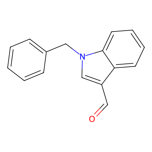 1-苄基-1H-吲哚-3-甲醛 structure