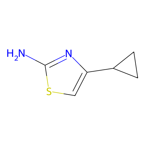4-Cyclopropyl-1,3-thiazol-2-amine structure