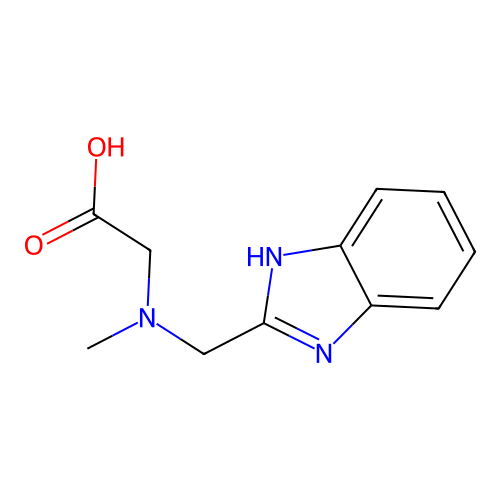 [(1H-Benzoimidazol-2-ylmethyl)-methyl-amino]-acetic acid structure