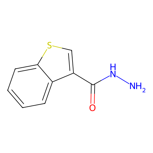 1-Benzothiophene-3-carbohydrazide structure