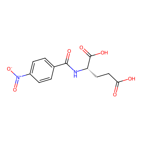 N-(4-Nitrobenzoyl)-L-glutamic acid structure