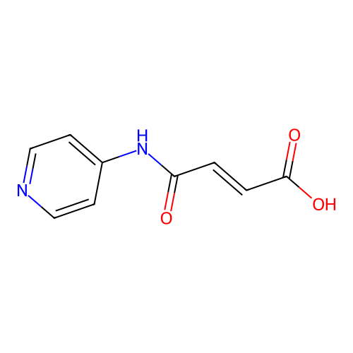 3-(Pyridin-4-ylcarbamoyl)-acrylic acid structure