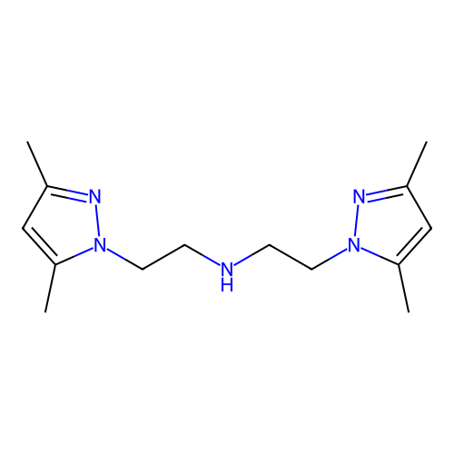 N-[2-(3,5-Dimethyl-1H-pyrazol-1-yl)ethyl]-3,5-dimethyl-1H-pyrazole-1-ethanamine structure