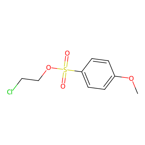 2-Chloroethyl 4-methoxybenzene-1-sulfonate structure