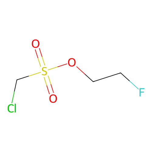 2-Fluoroethyl chloromethanesulfonate structure