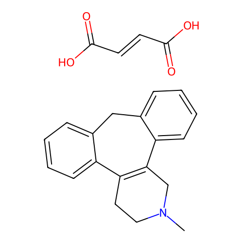 Setiptiline (maleate) structure
