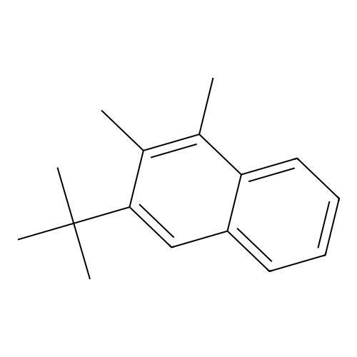 (tert-Butyl)dimethylnaphthalene structure