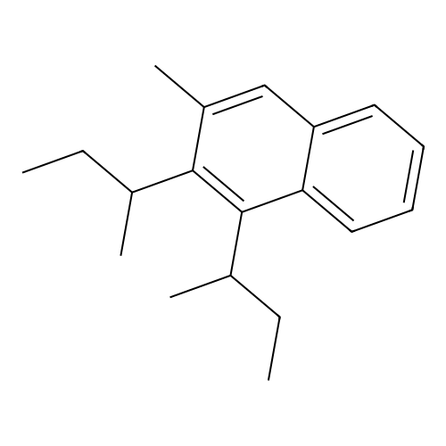 Methylbis(1-methylpropyl)naphthalene structure