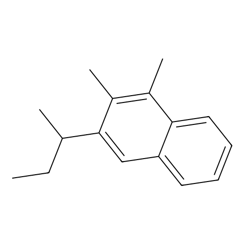 sec-Butyldimethylnaphthalene structure