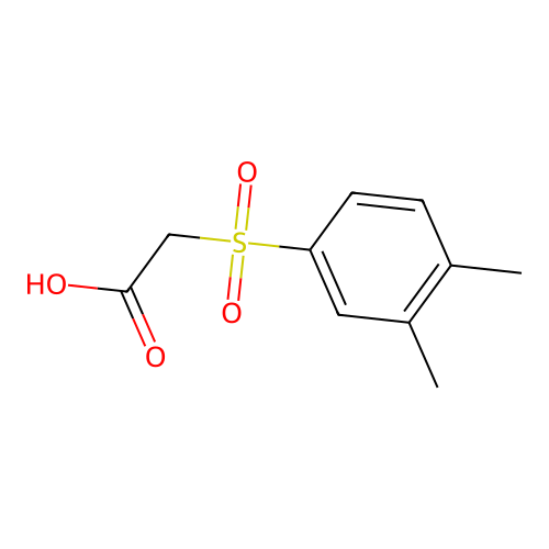 2-(3,4-Dimethylbenzenesulfonyl)acetic acid structure