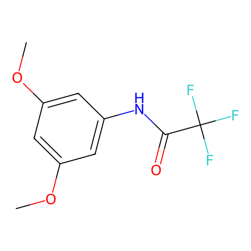 N-(3,5-dimethoxyphenyl)-2,2,2-trifluoroacetamide structure