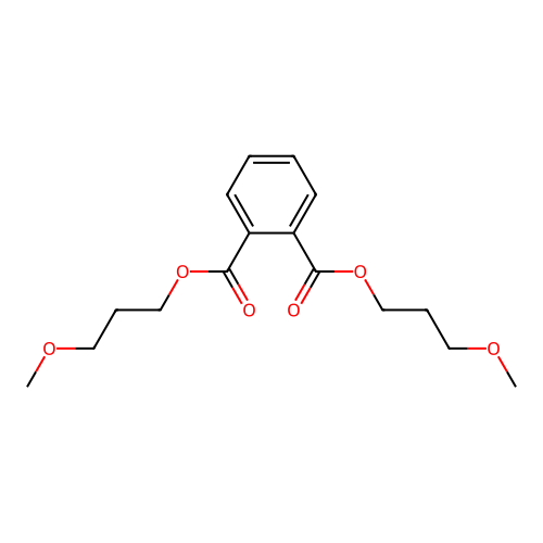 Bis(3-methoxypropyl) phthalate structure