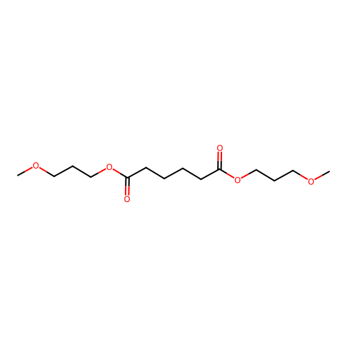 Bis(3-methoxypropyl) adipate structure