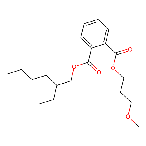 2-Ethylhexyl 3-methoxypropyl phthalate structure
