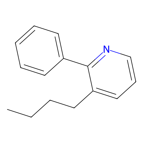 3-Butyl-2-phenylpyridine structure