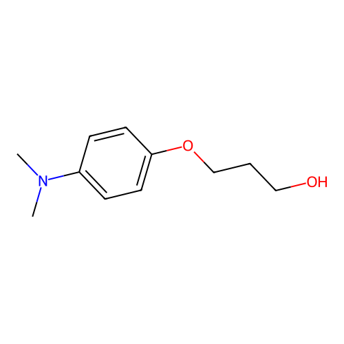3-(4-(Dimethylamino)phenoxy)propan-1-ol structure